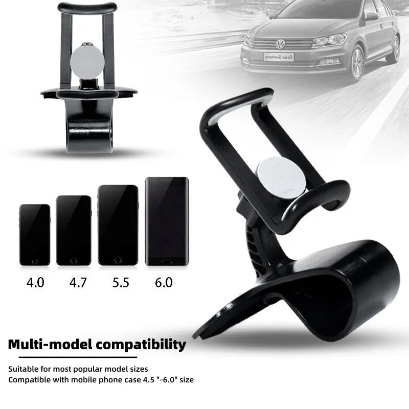 Universal 360 Rotatable Car Phone Holder Dashboard Stand Auto Grip Bracket for Mobile Phones Cell Phone Support Rack