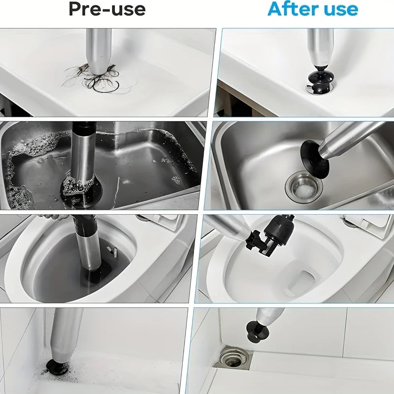 Toilet Unclogger, A Universal Tool Used To Clear Blockages In Sewers And Toilet Pipes, Suitable For All Types Of Pipes