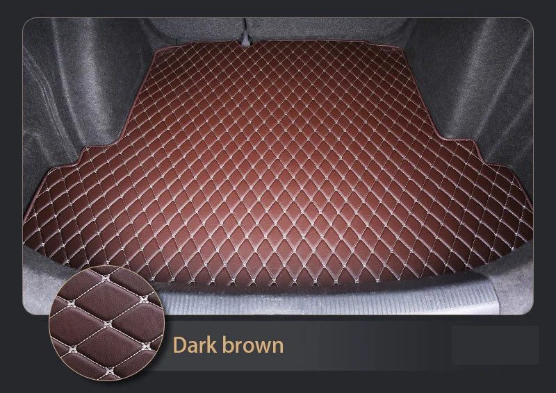 Car trunk mat for Infiniti Q50 Non-hybrid 2014 2015 cargo liner carpet interior accessories cover