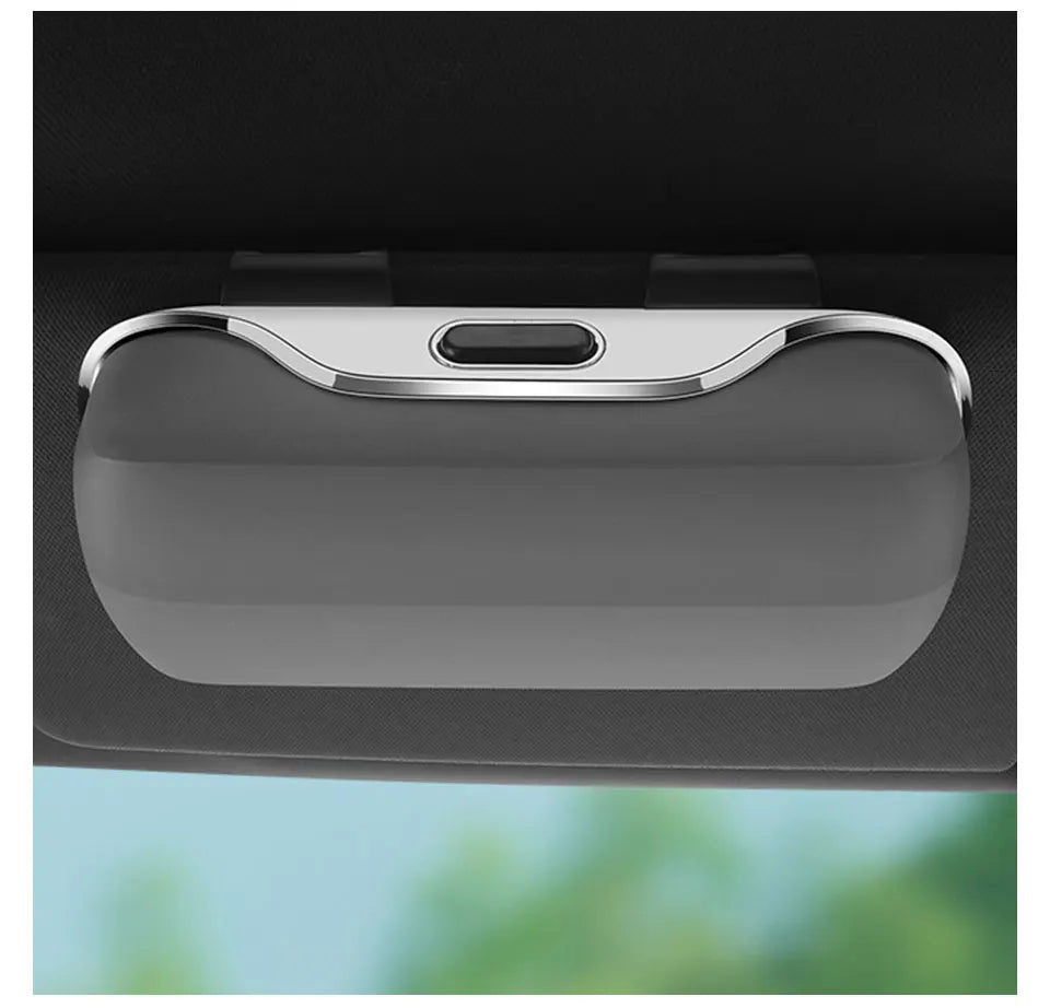 Portable Press Switch Car Glasses Box For Changan CS85 Oshan X7 CS35 PLUS UNIT UNIK CS55 CS95 Eyeglasse Case Sunglasses Holder