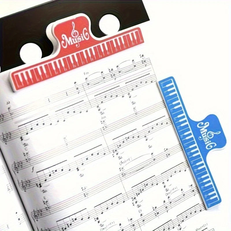 4pcs Music Book Clip, Secure Your Music Sheets with The Ultimate Music Book Clip - Perfect for Musicians,and Sheet Music Stands!