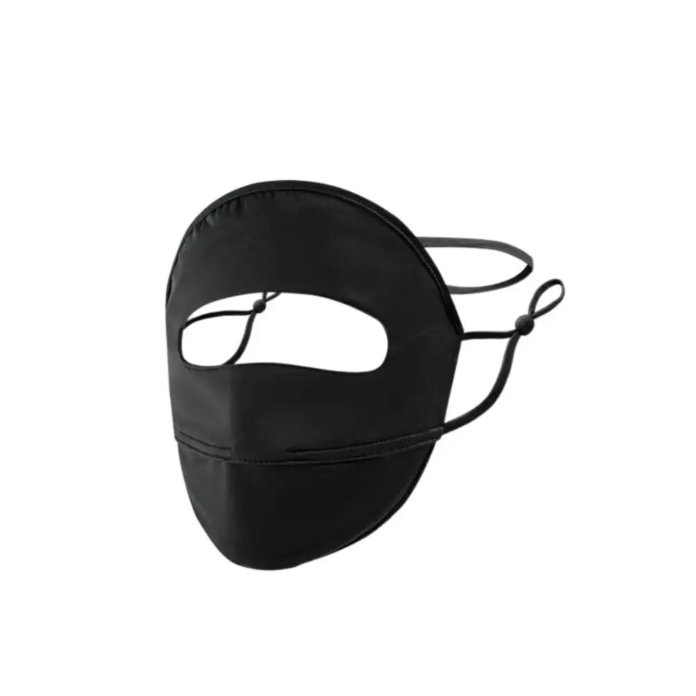 Summer Full Cover Face Mask Sunscreen Mask Ice Silk Uv Protection Breathable Face Shield Sunshade Cycling