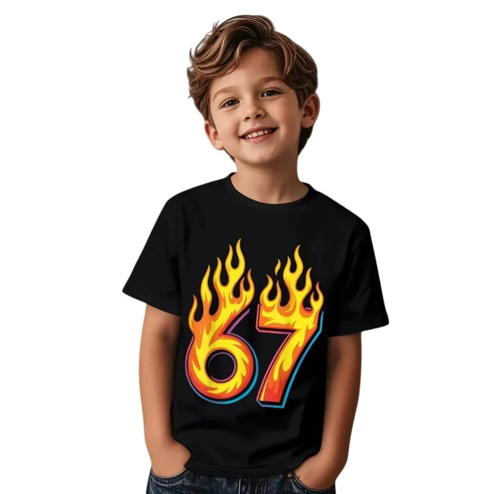 67 Bestselling Children's T-Shirts: Fashionable and Cool Summer Short-Sleeve Casual Crewneck Tops for Boys and Girls