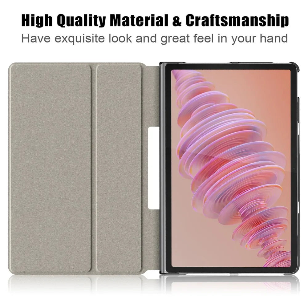 Case For Lenovo Tab Plus 11.5 inch 2024 TB351FU PU Leather Hard Plastic Back Stand Case For Lenovo Tab Plus 2024 11.5'' Cover