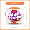 Zuru Food Series Mini Brands Fill The Fridge Series Brands Master Chef Tiny Create Krispy Kreme Retro Grocery Food The Fridge