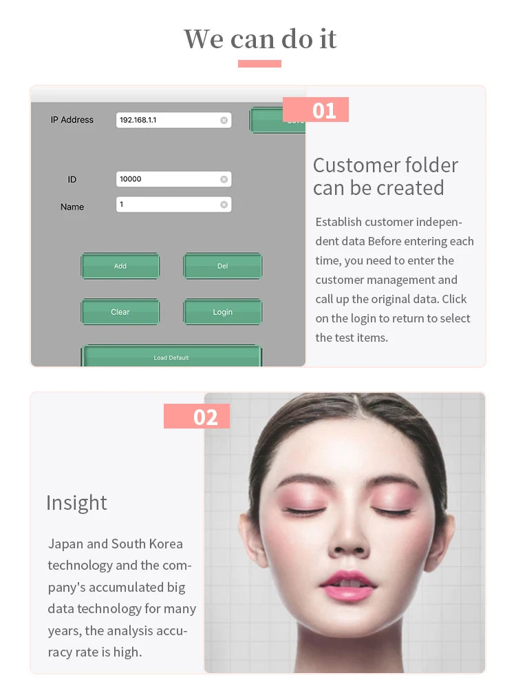 Intelligent analysis of facial data using ultra smooth and high-definition skin detection tri spectral analysis