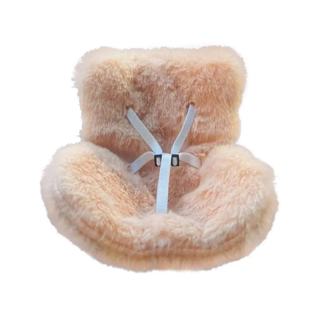 Car Ventilation Safety Seat Plush Safety Seat Car Air Outlet Decoration Doll Safety Seat Car Interior Decoration for 17cm Dolls