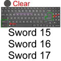 Keyboard Cover for MSI Sword 16 17 HX 15 15.6 17.3 B13V B14V A13U A13V A12V A12V Protector Skin Case Silicone 15.6 17.3