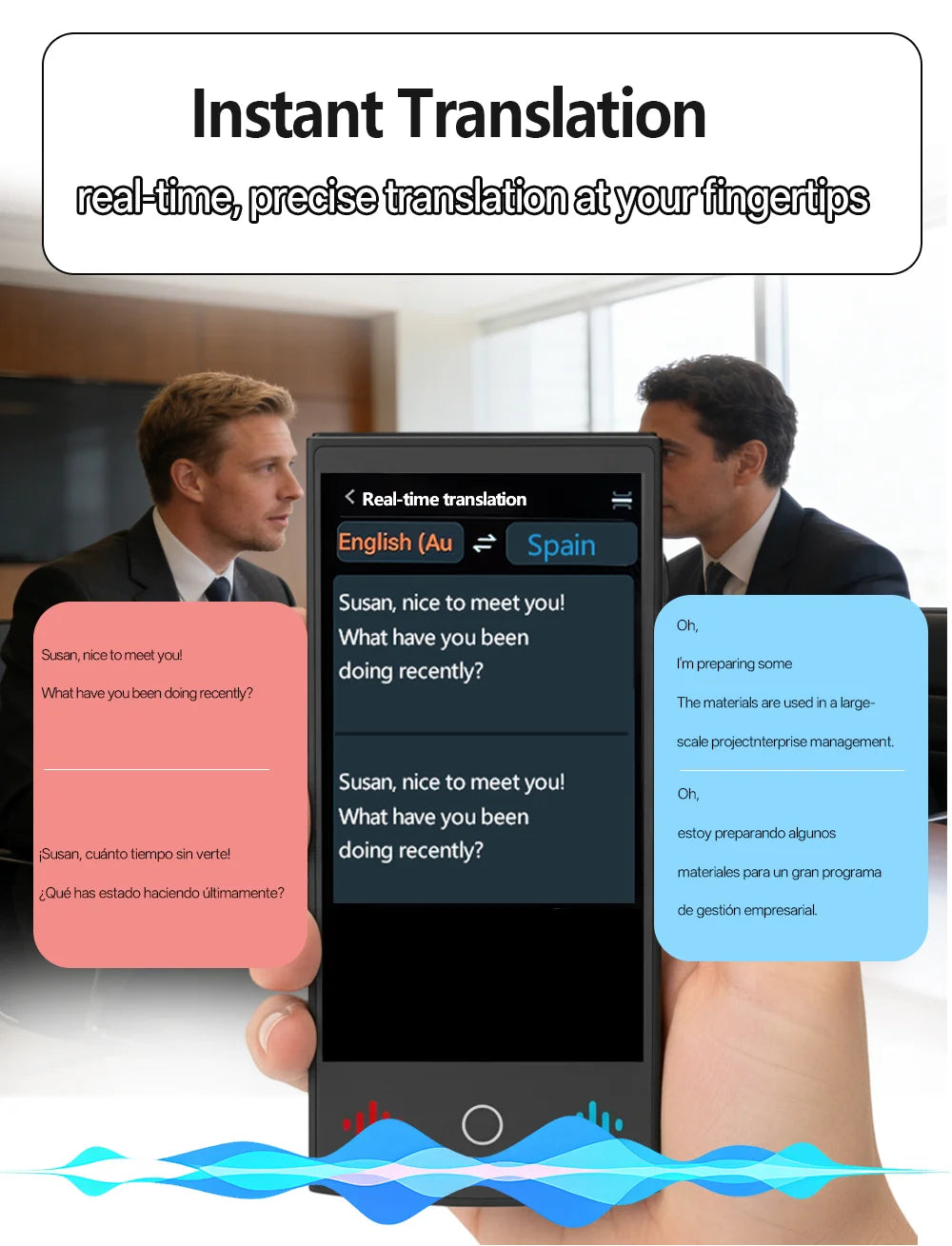 2026 New AI Travel Translator T26 ChatGPT 160 Languages Professional Business Voice Translation Real-time for Corporate Trip