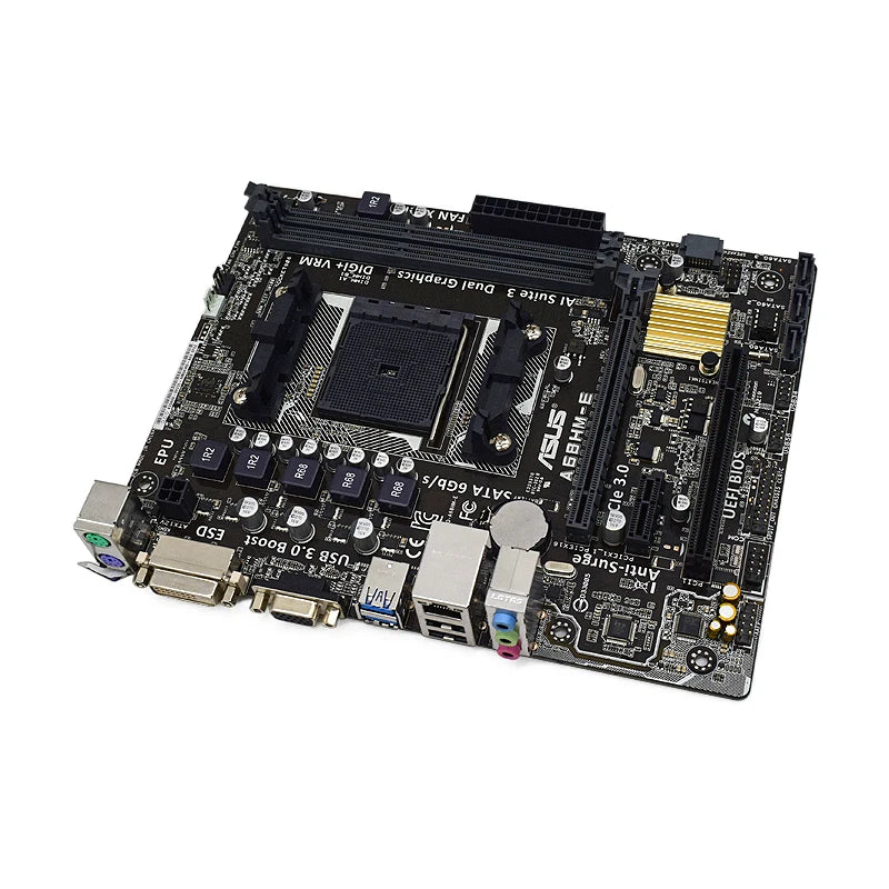 ASUS A68HM-E Motherboard Socket FM2 FM2+ AMD A68H 2×DDR3 PCI-E 3.0 USB3.0 Micro ATX support A8AD7600 Athlon X4 AD850X cpu