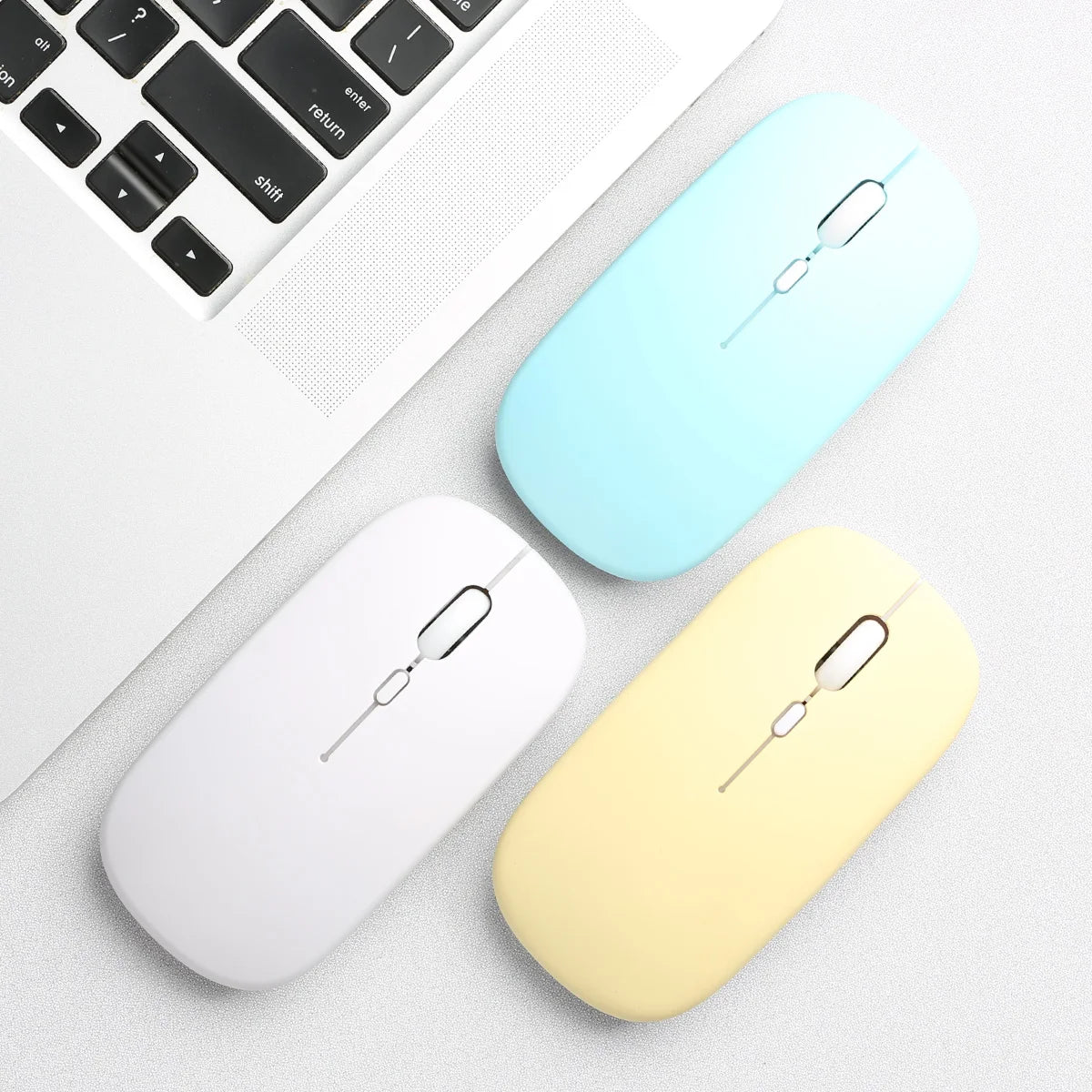 Wireless Bluetooth Mouse for Laptop Computer Bluetooth(BT 5.0) Battery Portable Mouse for Laptop MacBook Computer Tablet PC