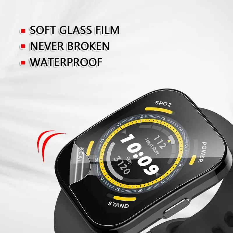 For Amazfit Bip 5 Screen Protector Soft TPU Hydrogel Films For Amazfit Bip 5 Protector HD Clear Anti-Scratch Film Accessories