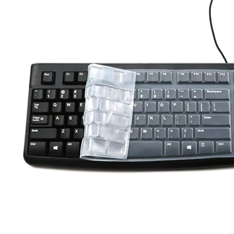 20CB Keyboard Cover for K120 MK120 Corded Keyboard Silicone Keyboard Protectors Skin Ergonomic Keyboard Protective