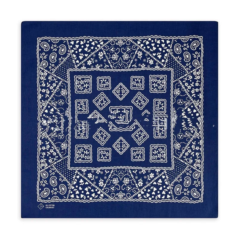 f151 Unisex Hiphop Cotton Bandanas Face Mask Scarf Headwear Women Snood Headband Men Fishing Mask Hiking Balaclava Handkerchief