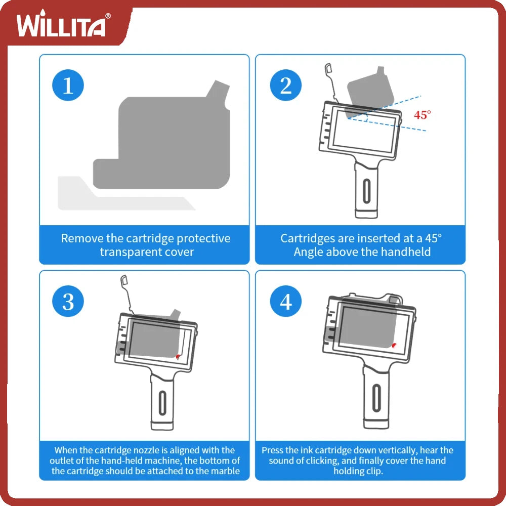 Willita Original SP70 Ink Cartridge Fast Dry Solvent Ink Cartridge JS12/2588 Compatible Ink Cartridge For 12.7 Inkjet Printer