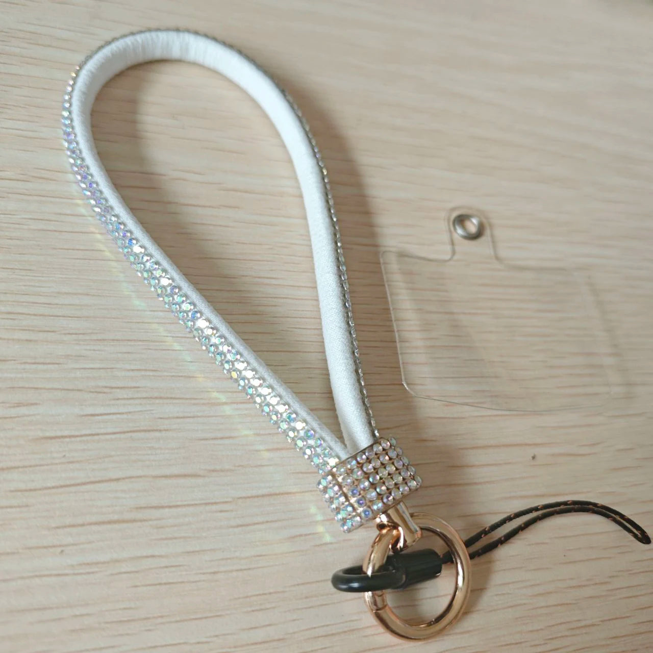 Mobile Phone Charm Lanyard Luxury Rhinestone Wrist Key Chain High-end Diamond-encrusted Bracelet Reinforced Cellphone Cord Strap