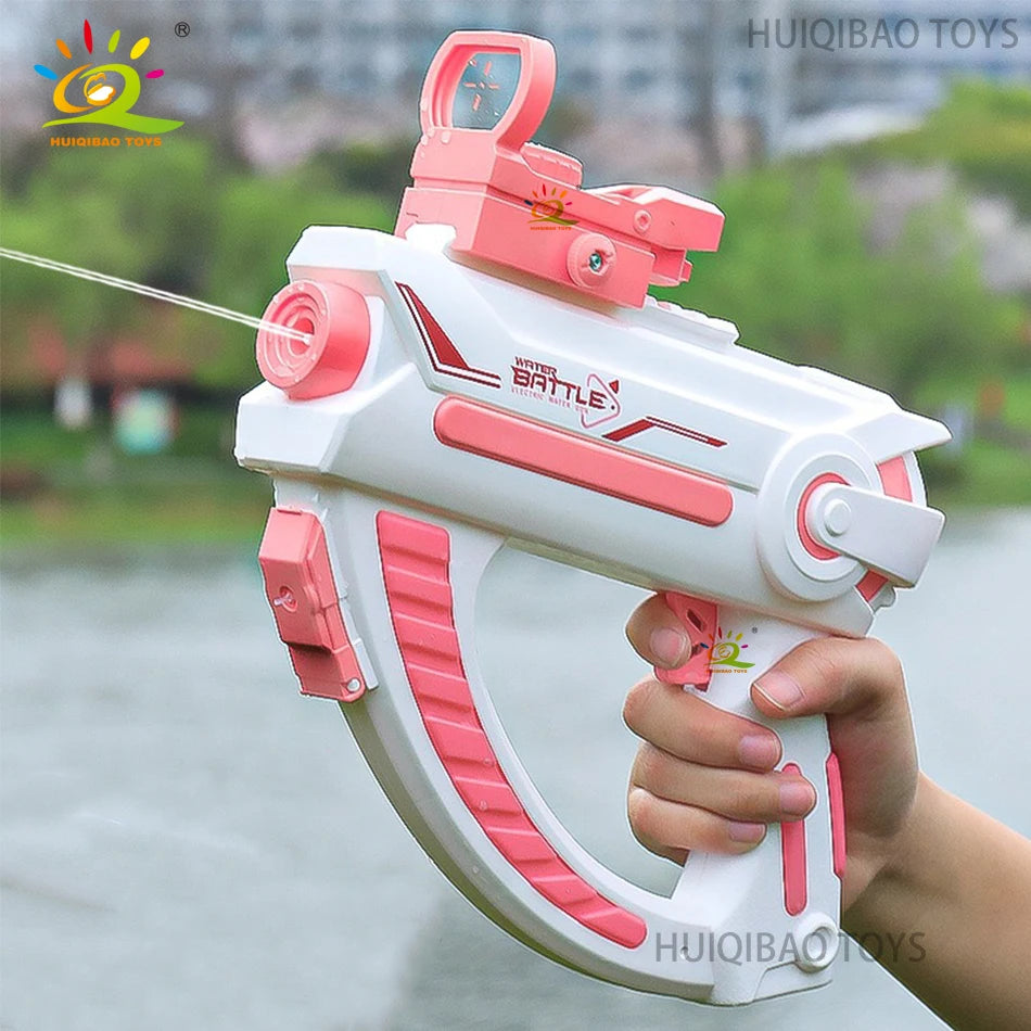 Summer electric Water gun toys, suitable for boys and girls, mechanical continuous shooting outdoor beach water games,