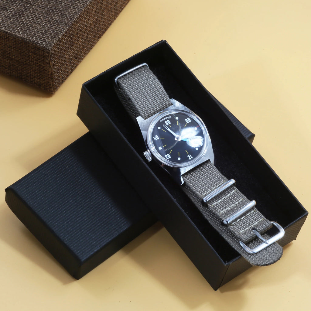 PHANTOM Men's 7120 Hand-Wind Mechanical Watch Men 36mm Retro Business Timepiece Classic Simple Couple Watch