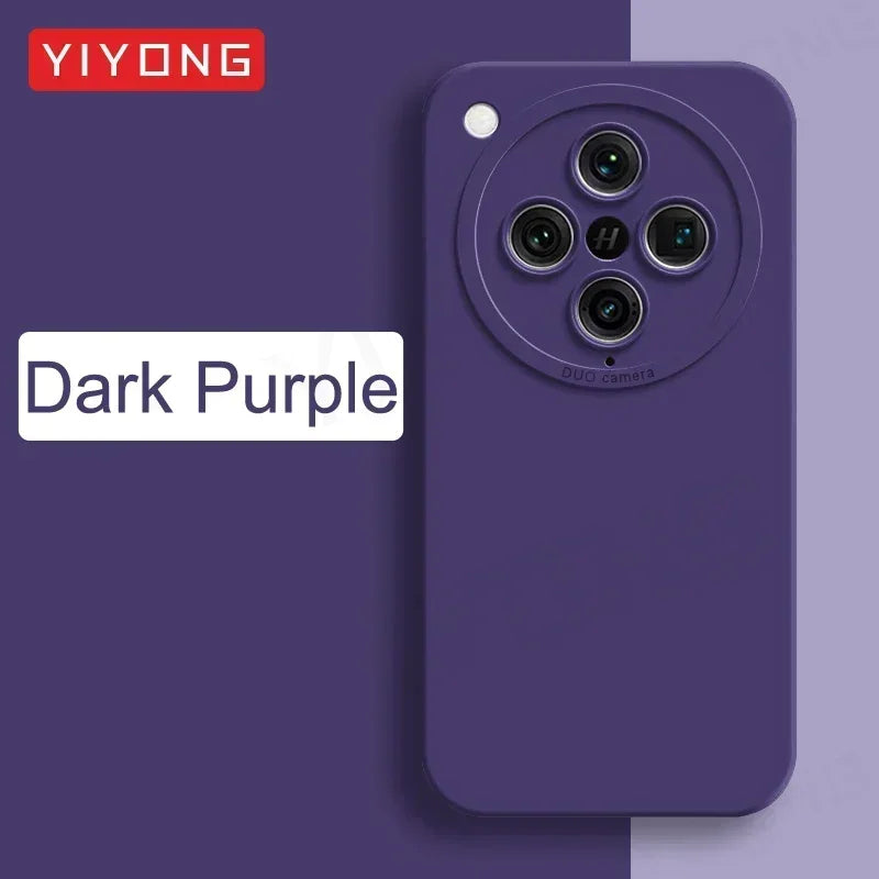 For FindX8 Pro Case YIYONG Silky Feel Liquid Silicone Soft Cover For OPPO Find X8 Ultra X9 Pro FindX9 5G Shockproof Phone Cases