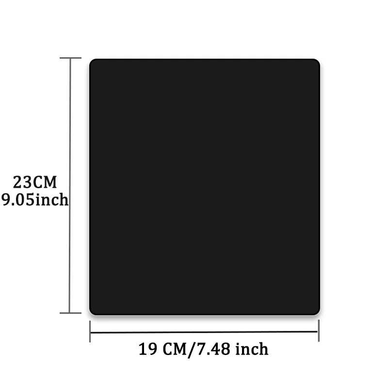 Small Size Office Mouse Pad Colorful Double-side Waterproof Desktop Protector Mat PU Leather Non-slip Pad For Laptop PC Computer