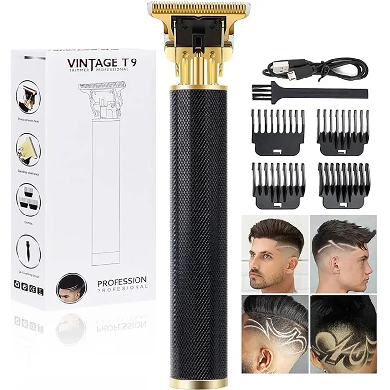 T9 Professional Hair Clipper/Accessories for Men | USB Fast Charging | Beard/Body/Hair Trimmer | Precision Electric Shaver