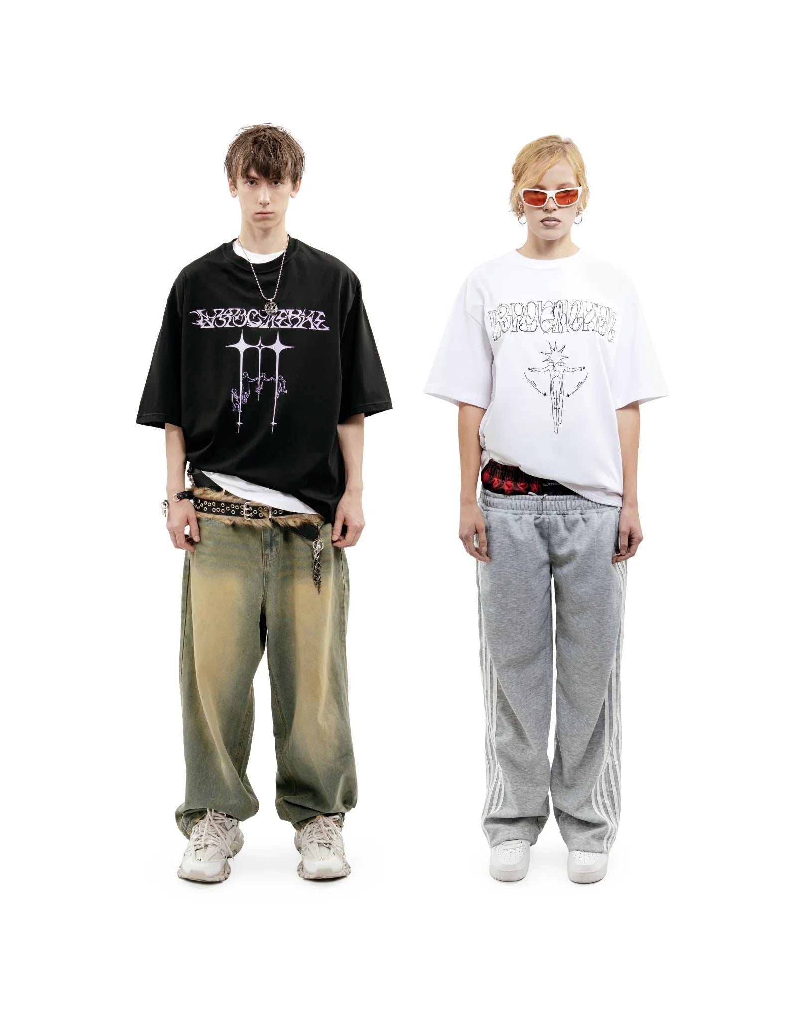 Harajuku Oversized Streetwear Men's Tshirt Growing Up Graphic Print Y2k Short Sleeve Top Tee Hip Hop Korean Cotton Goth Clothing