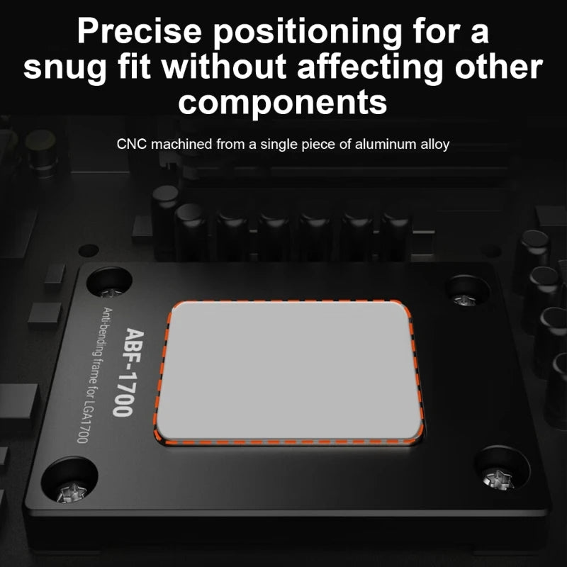 LGA1700 AntiBending Buckle Aluminum CPU Contact Frame for LGA1700 CPU Bending Correction Efficient Heat Dissipation Dropship