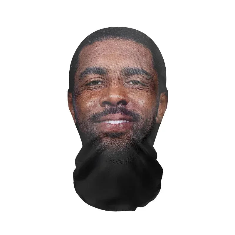 Kanye Mask 3D Printed Elastic Mesh Full Face Mask For Men Women Cosplay Headwear Hip Hop Fashion Balaclava Hood Hat Headgear