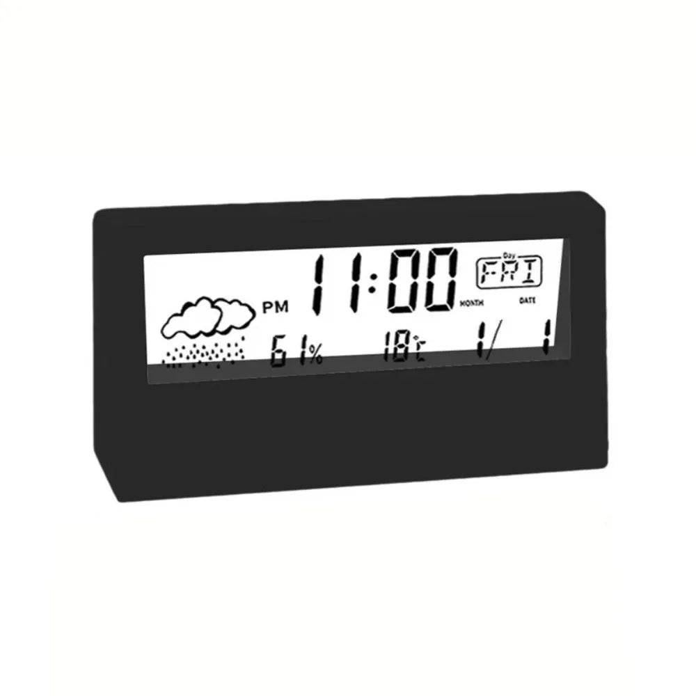 Digital Display Digital Clock Electronic Design Multifunction Features Desk Clock Decoration Style Study Design Table Clock