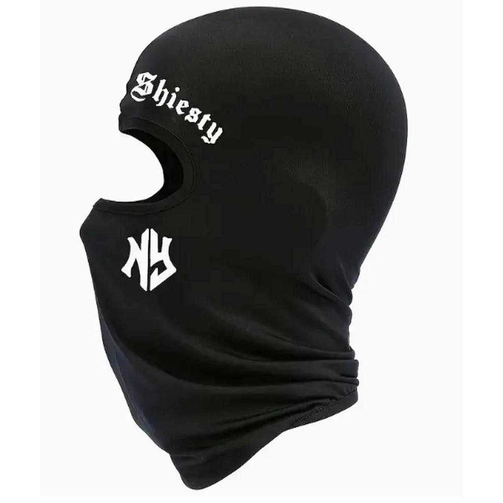 Musion Balaclava Fashion Printed Motorcycle Breathable Mask, Windproof and Sunscreen Full Face Mask Breathable Mesh Air Cushion