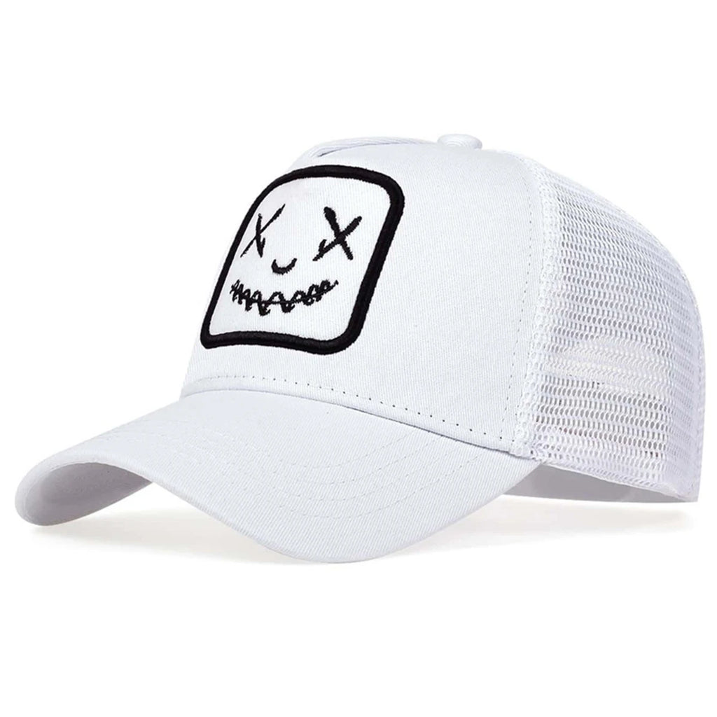 Unisex Personality Embroidery Baseball Net Caps Spring and Summer Outdoor Adjustable Casual Hats Sunscreen Hat Sports Golf Cap