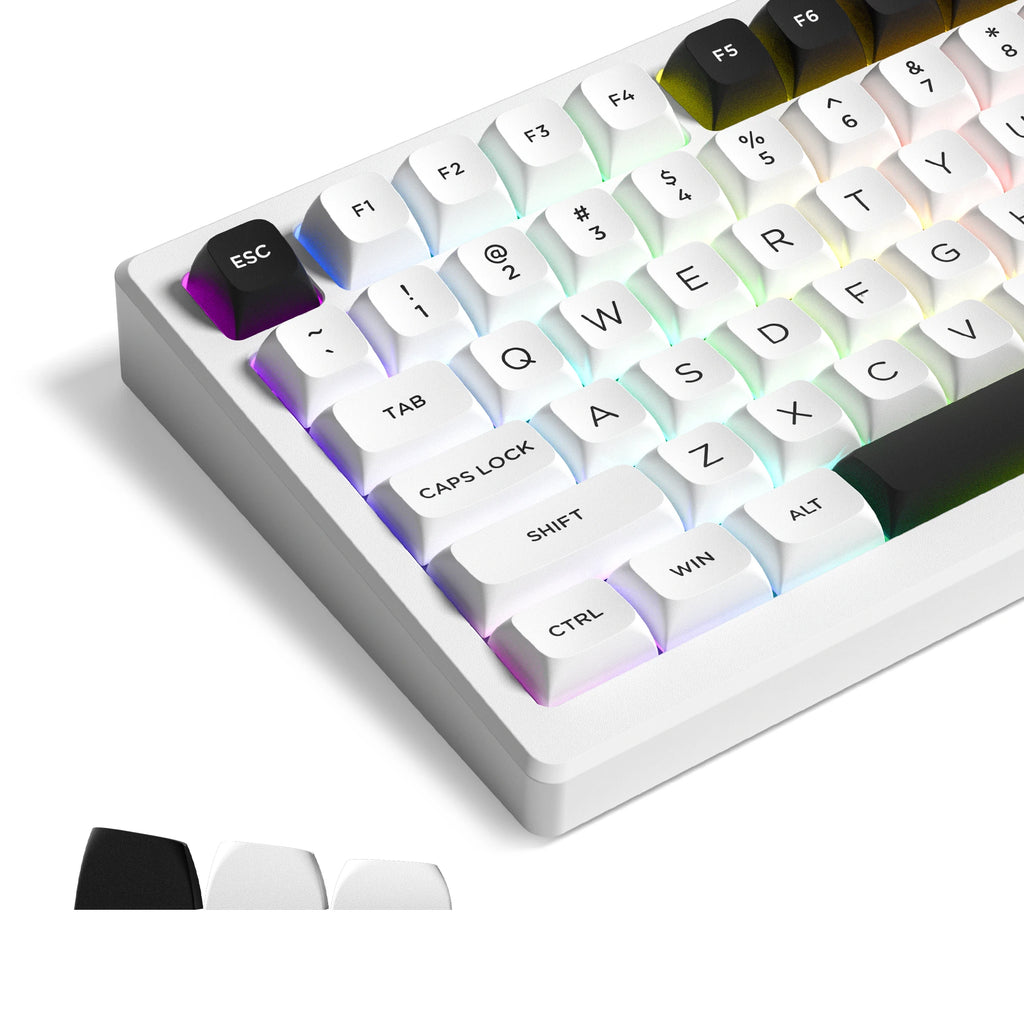 189 Key PBT Double Shot Key Cap ISA Profile Keyboard Keycaps for MX Switches Womier Anne Pro 2 Mechanical Gaming Keyboard