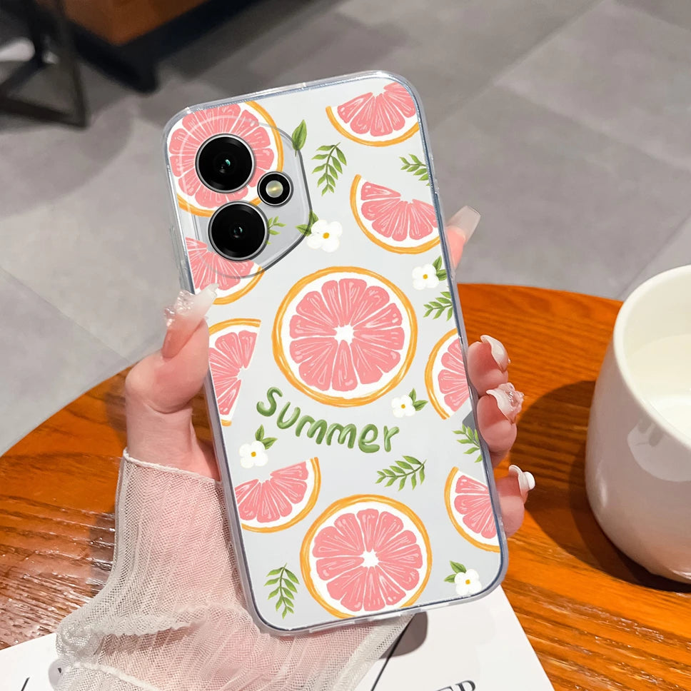 For Honor 400 Pro 5G Case Cute Astronaut Transparent TPU Soft Silicone Phone Back Cover For Honor 400Pro High Quality Funda Capa