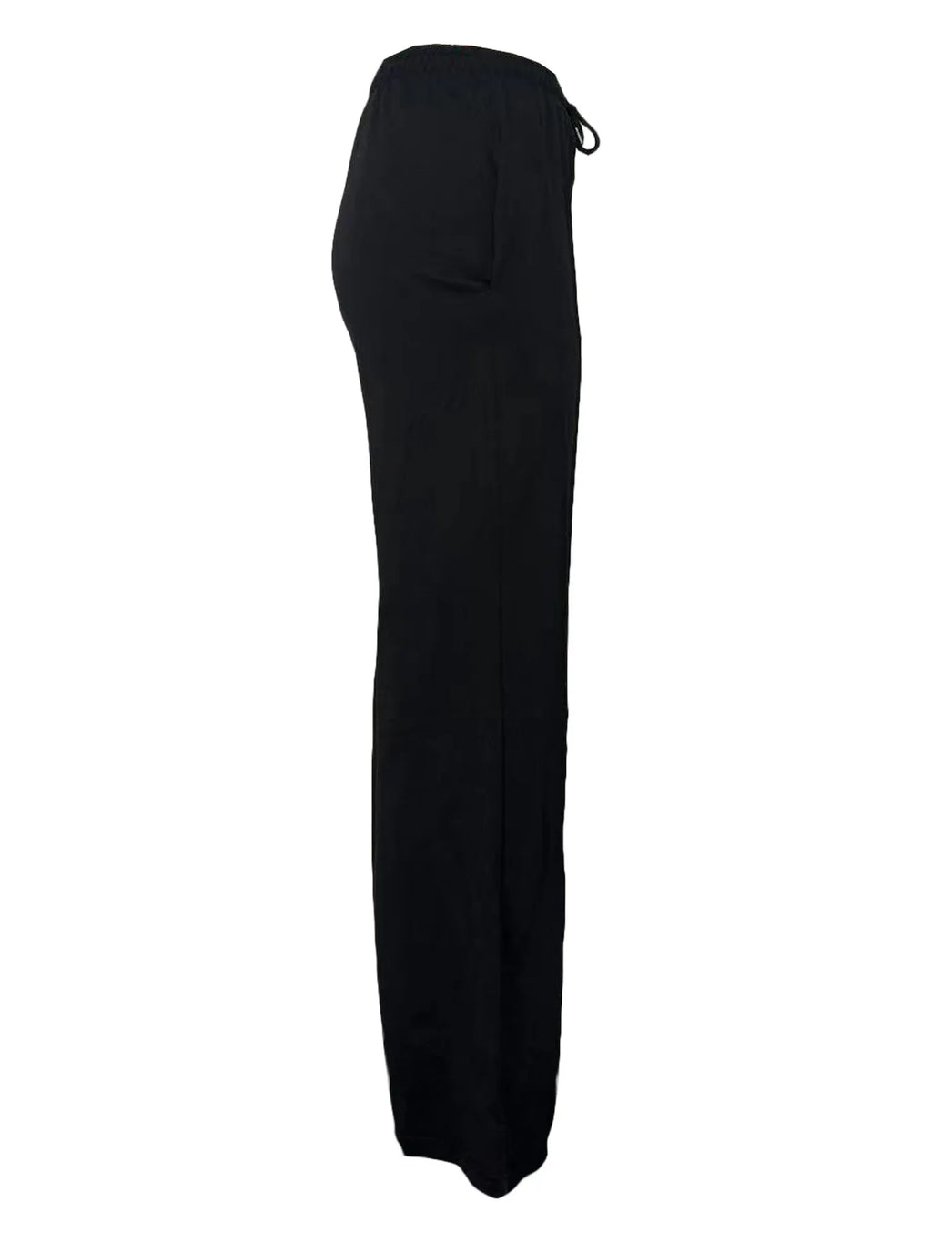 Women Pants Lace Up Ankle Length Loose Pants High Waist Zipper Capris Tracksuit Elegant Party Y2k Mom Pockets Streetwear Casual