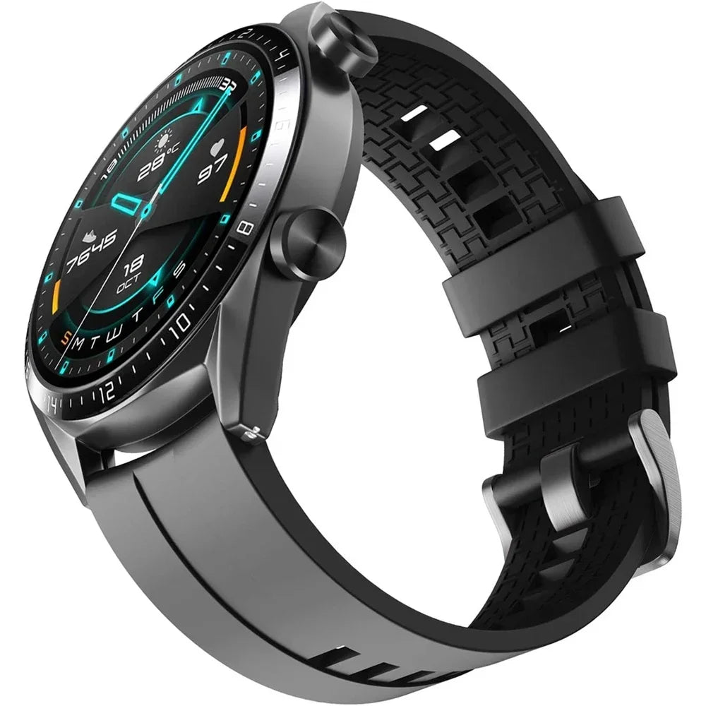 Silicone Breathable Band For Fossil gen 6 44mm Gen6 5 5e/Gen 5 LTE 45mm Strap Bracelet Replacement 20mm 22mm Sports Accessorie