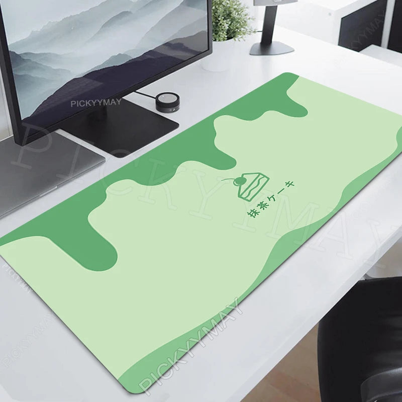 Strawberry Milktea Mousepads Cute Table Mats Gamer Mousepad Large Mouse Mat Desk Pads Keyboard Mats Gaming Mouse Pad Pink