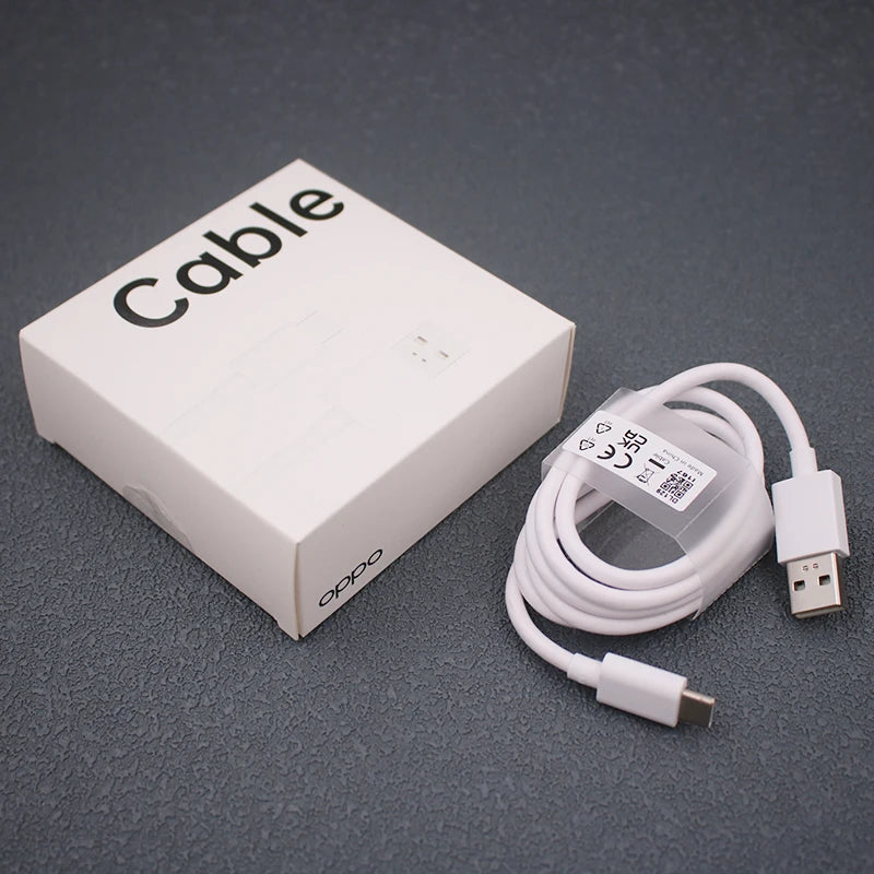 OPPO 80W 67W 65W 33W SuperVOOC 6.5A USB C Cbale Fast Charging Line Cord 100CM For OPPO Reno 12 11 10 9 Pro Find X2 X3 X5 X6 Pro