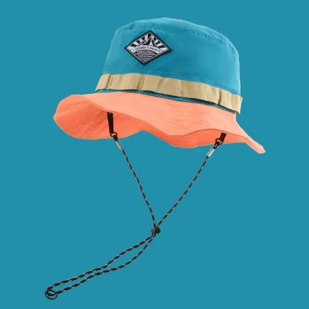 Leisure Vacation Quick-drying Fisherman Hat Visor Sunscreen Bucket Hat Waterproof Anti-UV Packable Hat Summer