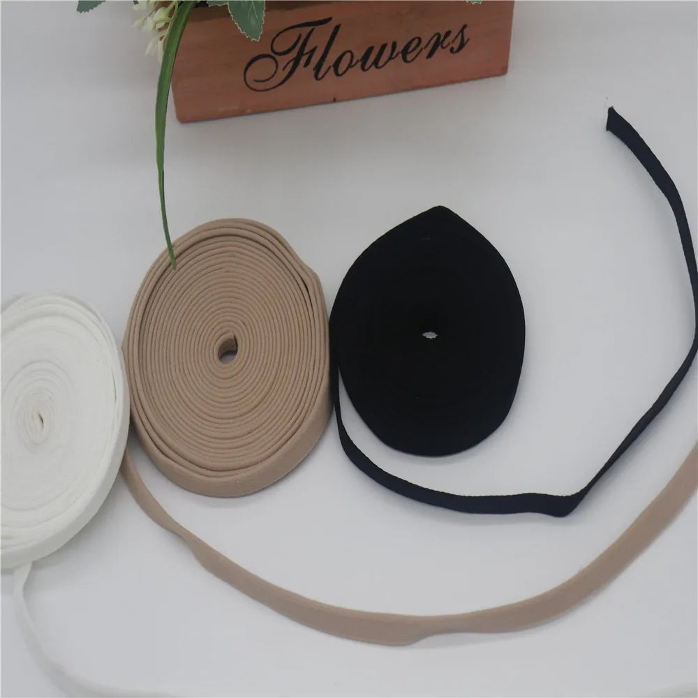 UNDERWIRE REPLACEMENT BRA COVER BAND RIBBON 5 YARDS DIY UNDERWEAR RING BINDING FABRIC BAND