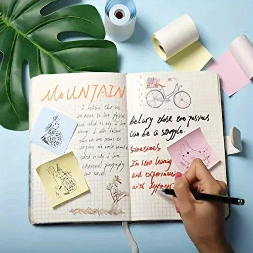 Mini Printer Paper Thermal Label Sticker Colorful Adhesive Self-adhesive Paper For Wireless Photo Inkless Printer 57mm