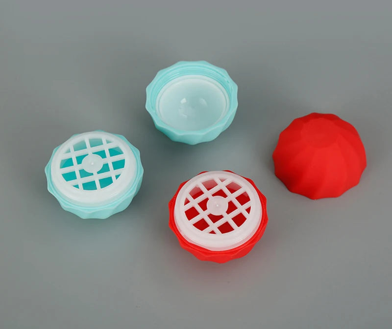 5Pcs/set 7g Empty Ball Shape Plastic Lip Balm Jar With Lids Sphere Round Containers Screw Cap Lipstick Tube Beauty Tool