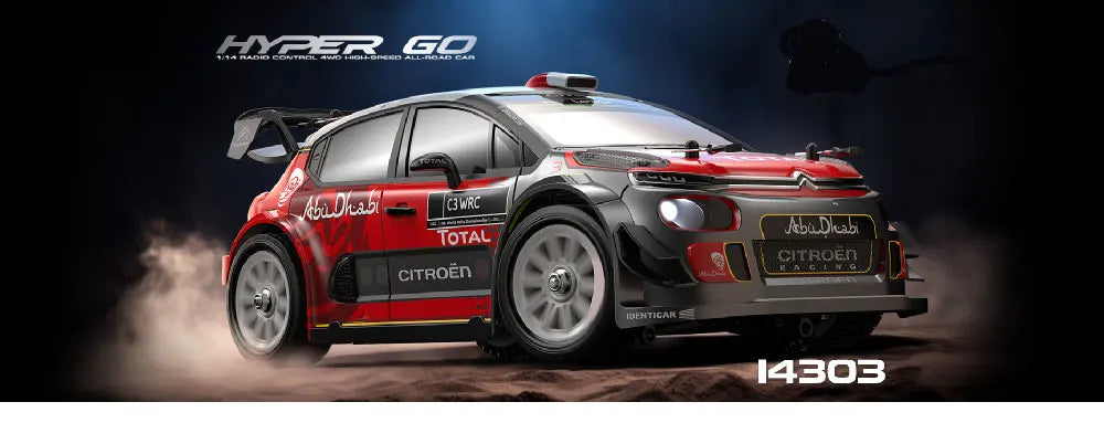 MJX 14301 14302 14303 1/14 RC Car 55km/h Brushless HYPER GO 2.4G Remote Control 4WD Off-road High Speed RC Car Truck Hobby Toy