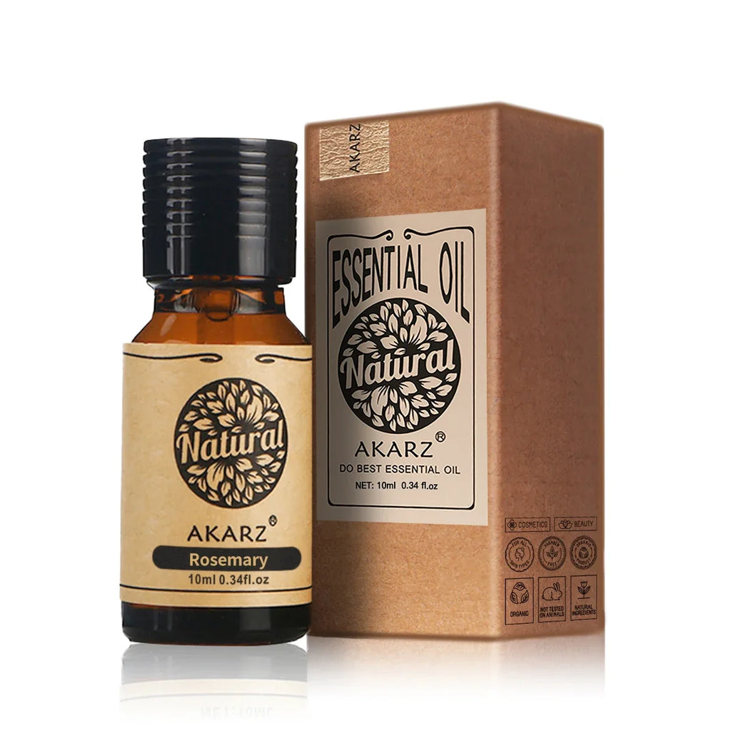 AKARZ Rosemary Essential Oil Natural for Body Hair Care Diffuser  Candle Soap Making  DIY Massage  Aroma huiles essentielles