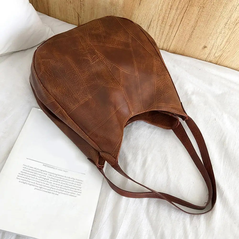 Women's Handbags Vintage Luxury Leather Shoulder Bag Designers Large Bag Modern Fashion Brand Female