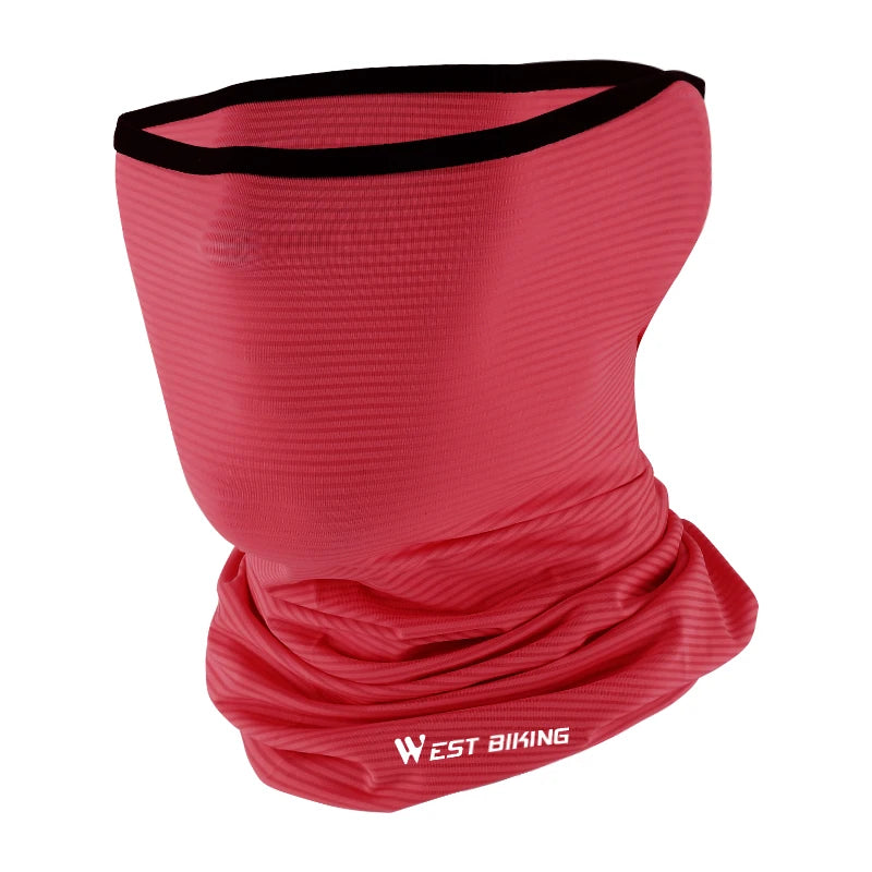 WEST BIKING Summer UV Protection Cycling Scarf Bicycle Face Mask Running Headbands Men Motorcycle Bandana Cooling Sport Gear