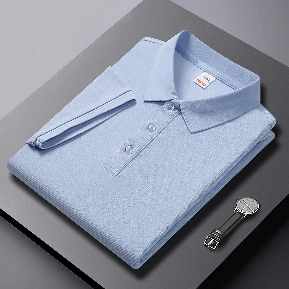 4XL High Quality Breathable Men Women Polo Shirts Casual Solid Color Short Sleeve Soft T-Shirt Oversize Gift Couple T-Shirt Tees