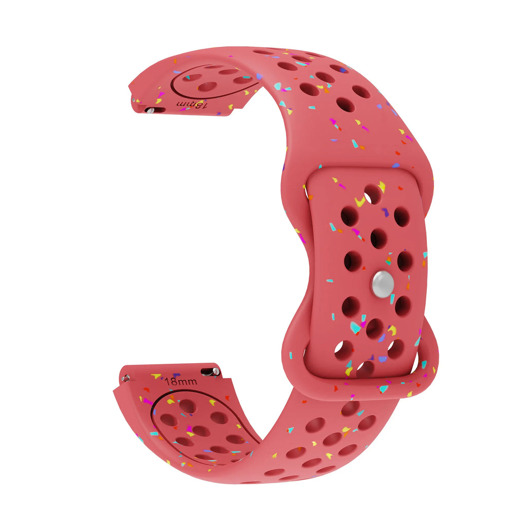 18mm Women Wristband for Huawei Watch GT6 41mm GT5 Pro 46mm Sport Silicone Breathe Strap Bracelet for Huawei Watch GT4 41mm Band
