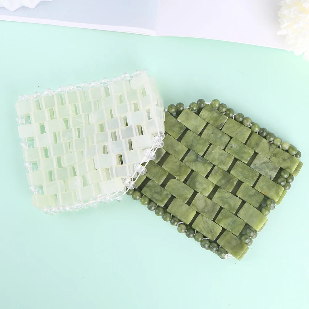 Facial Care Jade Eye Mask Beauty Cooling Cold SPA Massager Face Skincare Massage Tool Anti Aging Spa Face Skin Care Tools