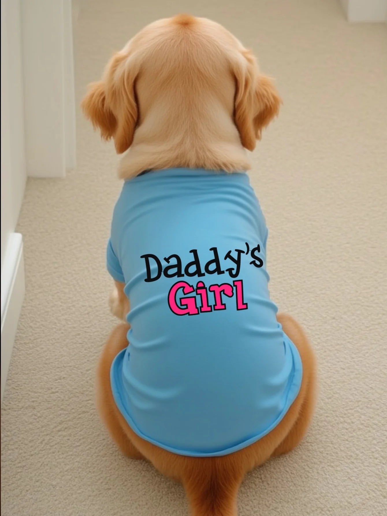Funny "Mommy's Boy" "Daddy's Girl" Pet T-Shirt Summer Dog Clothes for Small Medium Dogs Cats Cute Letter Print Puppy Vest