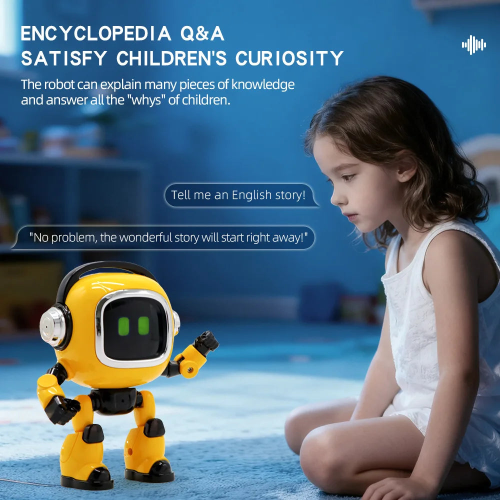 Ai Robot Smart Ai Voice Controlled Multifunctional Interactive Daily Life Assistant Educational Toy For Boys Kids